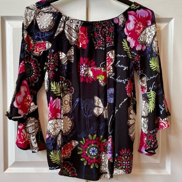 NWT YOARESWEET VOGUE DESIGN BLOUSE SIZE XL - Picture 1 of 7